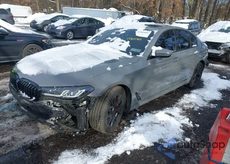 2022 BMW 530 I xDrive из США, поврежденный, VIN WBA13BJ07NCJ40720